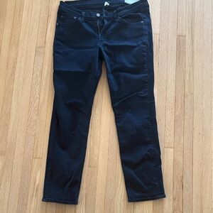 rag & bone Black Denim Capri Jeans 30